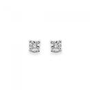 9ct-White-Gold-Diamond-Stud-Earrings Sale