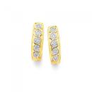 9ct-Gold-Diamond-Huggie-Earrings Sale