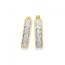 9ct-Gold-Diamond-Hoop-Earrings Sale