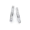 9ct-White-Gold-Diamond-Huggie-Earrings Sale