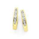 9ct-Gold-Diamond-Huggie-Earrings Sale