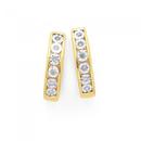 9ct-Gold-Diamond-Huggie-Earrings Sale