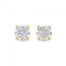 9ct-Gold-Diamond-Studs-TDW15ct Sale