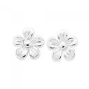 Silver-Flower-Stud-Earrings Sale