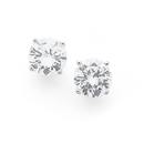 Sterling-Silver-75mm-Cubic-Zirconia-Stud Sale