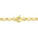 9ct-Gold-19cm-Round-Belcher-Bolt-Ring-Bracelet Sale