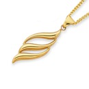 9ct-Gold-Flame-Pendant Sale