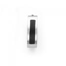 Stainless-Steel-Black-Line-Gents-Earring Sale