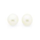 9ct-Gold-Cultured-Freshwater-Pearl-Stud-Earrings Sale