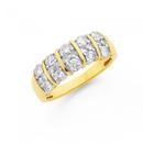 9ct-Gold-Diamond-Wide-Bar-Band Sale