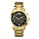 Guess-Gents-Gold-Tone-Black-Dial-Watch Sale