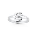 Sterling-Silver-Double-Knot-Ring Sale