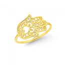 9ct-Filigree-Hamsa-Hand-Ring Sale