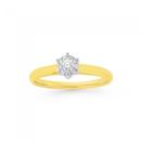 9ct-Gold-Diamond-Cluster-Ring Sale