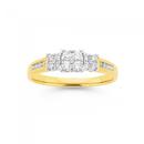 9ct-Two-Tone-Diamond-Trilogy-Ring Sale