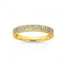 9ct-Gold-Diamond-Wave-Anniversary-Band Sale