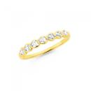 9ct-Gold-Diamond-Multi-Heart-Band Sale