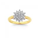 9ct-Gold-Diamond-Starburst-Cluster-Ring Sale