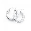 Sterling-Silver-Twist-Hoops-12mm Sale