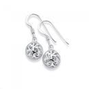 Silver-Filigree-Ball-Hook-Earrings Sale