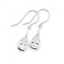 Silver-Cubic-Zirconia-Teardrop-Hook-Earrings Sale