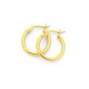 9ct-Gold-12mm-Poished-Hoop-Earrings Sale