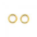 9ct-Gold-Open-Circle-Stud-Earrings Sale