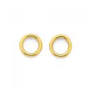 9ct-Gold-Open-Circle-Stud-Earrings Sale