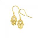 9ct-Two-Tone-Hamsa-Hand-Drop-Earrings Sale