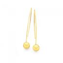 9ct-Wishbone-Hook-Ball-Drop-Earrings Sale