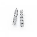 9ct-White-Gold-Diamond-Hoop-Earrings Sale