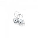 Sterling-Silver-10mm-Euroball-Earrings Sale