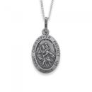 Sterling-Silver-16mm-Oval-St-Christopher-Medal Sale