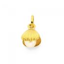 9ct-Gold-Shell-with-Pearl-Charm Sale