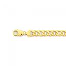 9ct-Gold-22cm-Solid-Curb-Mens-Bracelet Sale