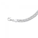 Silver-Serpentine-Plaited-Bracelet Sale