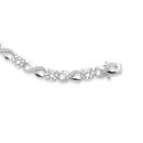Silver-Cubic-Zirconia-And-Infinity-Bracelet Sale