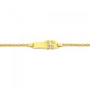 9ct-Gold-145cm-Butterfly-Childs-ID-Bracelet Sale