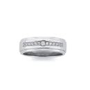 Sterling-Silver-Channel-Set-Cubic-Zirconia-Line-Ring Sale