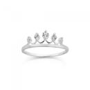 Sterling-Silver-Cubic-Zirconia-Tiara-Friendship-Ring Sale