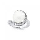 Silver-Cult-FW-Pearl-CZ-Swirl-Ring Sale