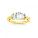 9ct-Gold-Aquamarine-Diamond-Dress-Ring Sale