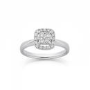 9ct-White-Gold-Diamond-Cushion-Shape-Halo-Ring Sale