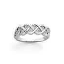 9ct-White-Gold-Diamond-Plaited-Ring Sale