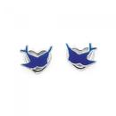 Silver-Bluebird-Heart-Earrings Sale