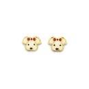 9ct-Enamel-Puppy-Stud-Earrings Sale