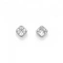 Sterling-Silver-5mm-Solid-Off-Centre-Square-Cubic-Zirconia-Stud-Earrings Sale