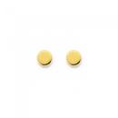 9ct-Plain-Disc-Stud-Earrings Sale