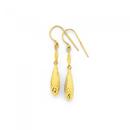 9ct-Gold-Double-Bomber-Drop-Earrings Sale