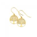 9ct-Gold-Round-Tree-of-Life-Drop-Earrings Sale